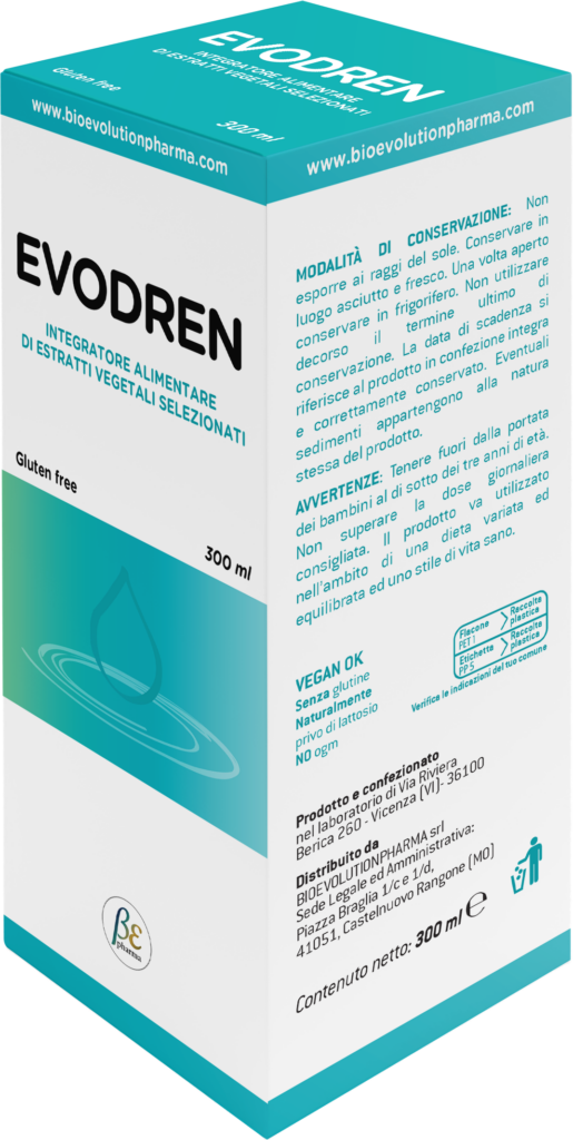 integratore alimentare utile per il drenaggio dei liquidi corporei, per contrastare gli inestetismi della cellulite e per la funzionalità del microcircolo (pesantezza delle gambe).