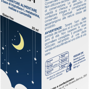 allevia gli effetti del jet lag, riduce il tempo impiegato per addormentarsi. Favorisce il normale tono dell’umore ed il rilassamento(sonno) e benessere mentale.